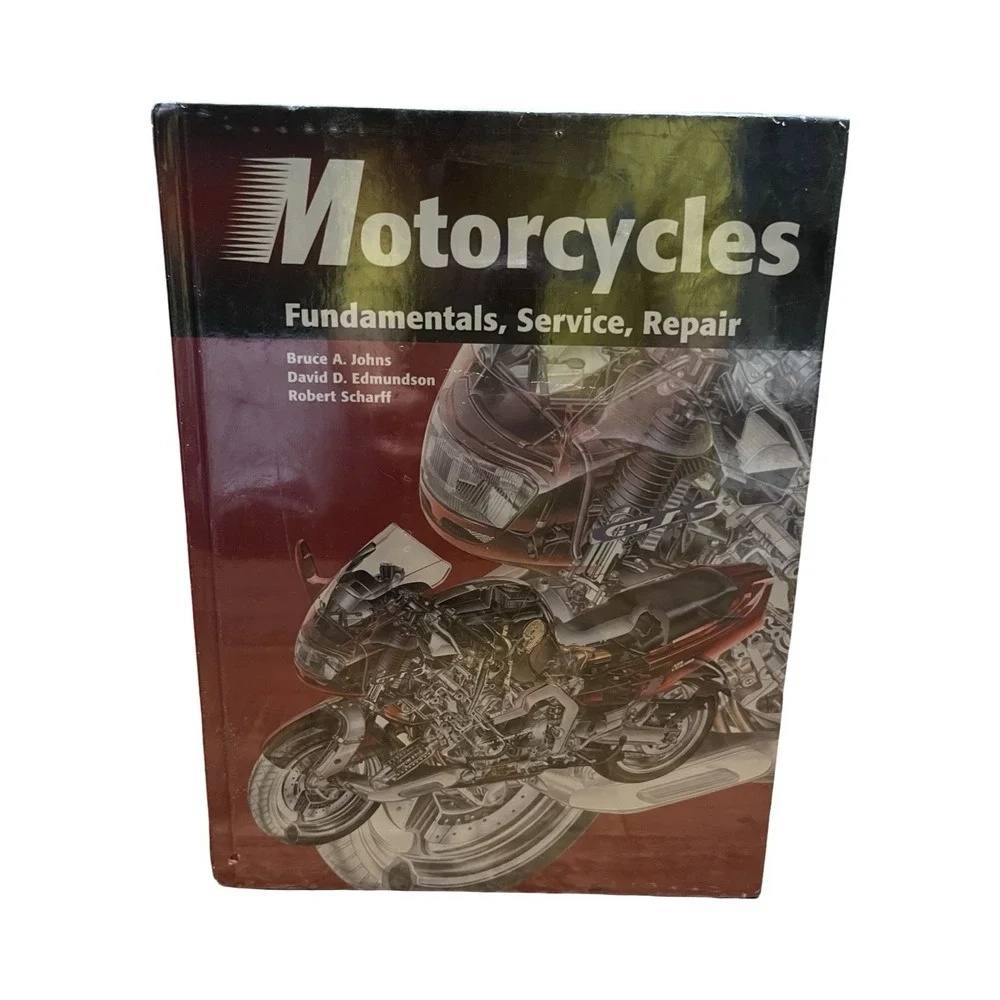 Motorcycles Fundamentals,service,repair NEW Textbook By Bruce A. Johns, Harcover